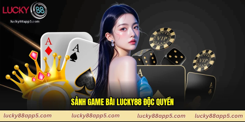Sảnh game bài Lucky88 độc quyền